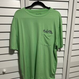 Salt Life Men's Light Green Short Sleeve Tee